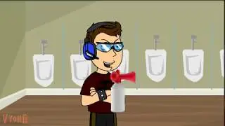 Air Horn Prank in Public Bathroom Vine in GoAnimate/Vyond