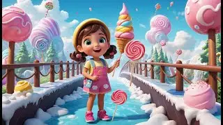 The Ice Cream Bridge Melts Away | Melting Bridge Song for Kids | Sweet & Silly Nursery Rhyme