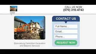 PA Elite Construction Services Bloomsburg Demolition Excavation and Concrete Masronry Contractors