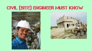 CIVIL(SITE) ENGINEER MUST KNOW!!! Explained By Er.VINO in Tamil