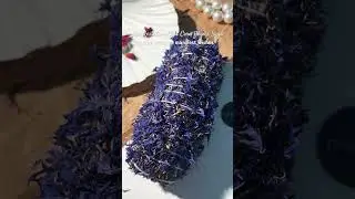 Sage bundle , Sage Sticks ,Manifestation Blue corn flowers sage smudge wand ONKAR. #onkarindia