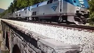 Amtrak with Classic Norfolk Southern Passenger Car
