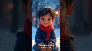 The Compass of Wonder - A magical Christmas story. Part2 Character: Aarav #viral #animation #shorts