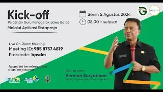 Pembukaan Pelatihan Guru Penggerak Jawa Barat