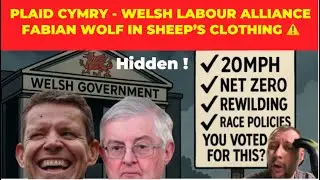 ⚠️Plaid Cymry - welsh labour hidden alliance plaid involved in all agricultural, 20mph,policies ⚠️