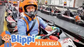 Blippi Svenska | Utforskar en Gokart | pedagogiska videor för barn