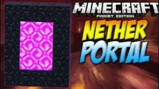 How to make nether portal in survival mod