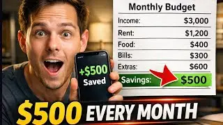 The Simple Budget That Saved Me $500 Every Month (No Extra Income)
