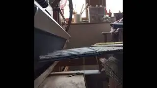 Weaving a double cloth