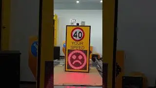 Radar Speed Sign with Speed Enforcement Camera