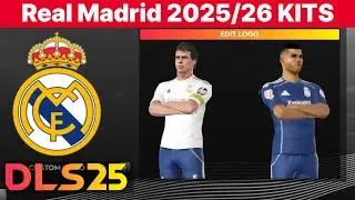 Real Madrid 2025/26 Kit for DLS 25