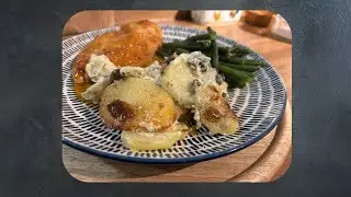 Potato & mushroom bake