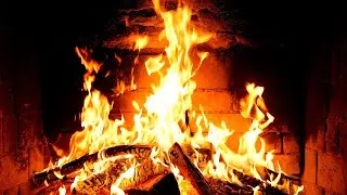 🔥 Fireplace 4K UHD! Fireplace with Crackling Fire Sounds. Fireplace Ambience