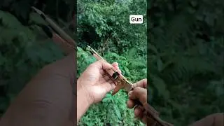 Diy gun || how to make a new gun with slight shot #shorts