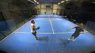 Intense Padel Practice Match: Evenly Matched Teams Battle It Out! (AI-Powered Analysis & Highlights)
