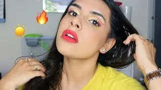 HOT FIRE SUMMER CUT CREASE TUTORIAL | MAUMINA