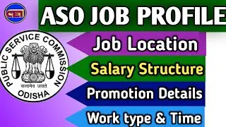 ASO Complete Job Profile ll Job Location/Promotion/Salary Structure/Work Type & Time 👍👍