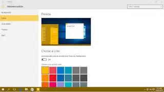 Windows 10 Start Screen Transparency vs Solid Color