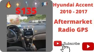 Hyundai Accent 2016 Aftermarket Radio GPS Installation With Rear Camera Android 10 Car Navigation