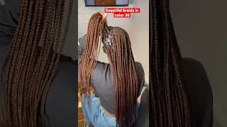 Knotless braids in color 30 #subscribe #youtubeshorts #beautiful #viral #knotlessbraids