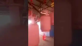 new lpg cylinder in painting time conveyor cylinder #ytshorts  #viral