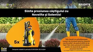 Simte presiunea c&acirc;știgului cu Novelite & Solentis - Extragere tombola clienti Universul Electricelor
