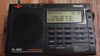 Tecsun PL-660 - Samara-Volmet airband station 126.875 MHz, June 2017