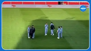 لاعبو بيراميدز يتفقدون أرضية ملعب مكناس قبل مواجهة الجيش الملكي