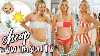TRYING ON CHEAP BIKINIS 27 WEEKS PREGNANT! | Aspyn Ovard