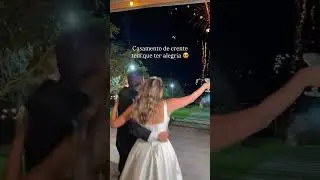 CASAMENTO DE CRENTE TEM QUE TER ALEGRIA #casamento #wedding #noiva