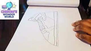 How to Draw an Air Jordan Shoe 👟🎨 | Easy Drawing.#HowToDraw#AirJordan #DrawingVideo#CreativeArt