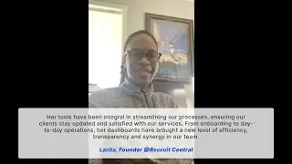 Custom Notion Workspace | Success Story - Larita, Founder @RecruitCentral