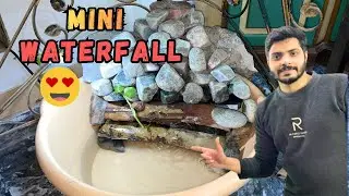 I Built a Mini Waterfall in My Fish Room 😍 | Complete Setup - creatures and me