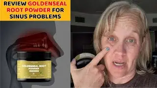 Review Goldenseal Root Powder for Sinus Relief & Mucus Elimination | From Vinatura Supplements