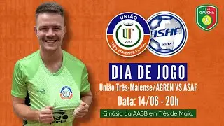 UNIÃO TRÊS-MAIENSE/AGREN X ASAF - 1ª RODADA - GAUCHÃO SÉRIE C 2025 | JOGO COMPLETO