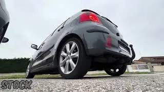 Toyota Yaris TS 133cv Stock VS Magnaflow | Cold start