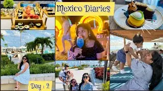  Day: 2 in Mexico 💕✨#traveldiary #travelvlogwithfamily #usamalayali 