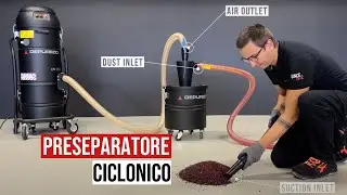 Pre-separatore ciclonico per aspiratori industriali | Depureco