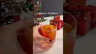 Easy & Festive #cocktails  #christmasvibes  #negroni  #shortrecipe  #newyear  #prosecco  #easyrecipe