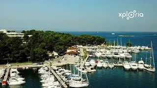 Marina Parentium Istria Croatia 2017  aerial video
