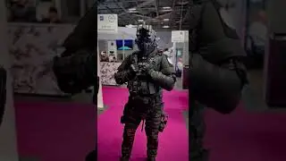 KENO DRACO of SODC.com gear with DEVTAC at Milipol 2023 DEVTAC ADVANCED BALLISTIC HELMET NIJ 3A
