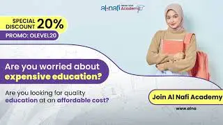 🚀Ace your O-Level Exams with the Al Nafi Online Academy🚀