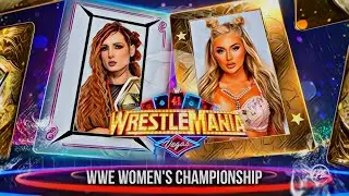 WWE 2K25 WRESTLEMANIA 41 - BECKY LYNCH VS TIFFANY STRATTON - WWE WOMEN&acute;S CHAMPIONSHIP