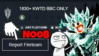 NOOB Attempt's Crota’s End Raid on Destiny 2 For The FIRST TIME but Using LFG...