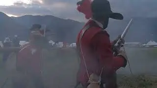Musketiere schie&szlig;en   Shooting musketry