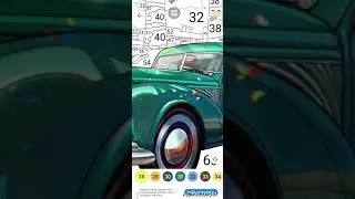 Get a unique experience while riding a classic car | coloring book app