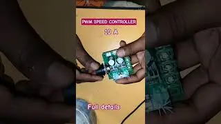 10A DC to DC Motor Speed Controller | DIY #DCtoDC #MotorController #ElectronicsDIY #10A #Shorts