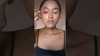 Orange fiery eye makeup tutorial | #shorts