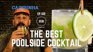 The Best Poolside Cocktail! How to Make a Caipirinha!