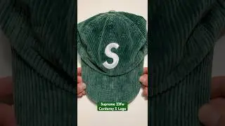 Supreme Corduroy S Logo 6-Panel Green - 23FW